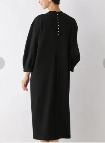 LEPSIM 백 펄 코쿤 원피스 세레모니 포멀