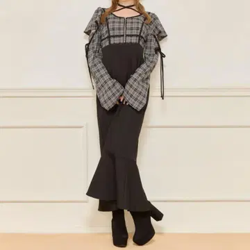 apres jour 아프레 주르 긴팔 플레어 머메이드 원피스 FREE