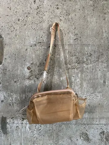 베이지 투명 스타일리스트 백