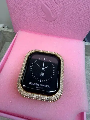 새상품급 스와로브스키 사용 Apple Watch 커버 41mm 대응