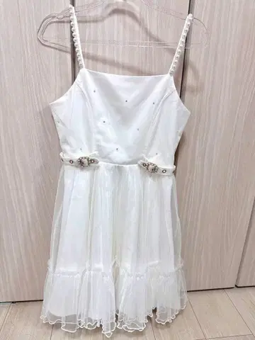 ROJITA 화이트 슬립 드레스