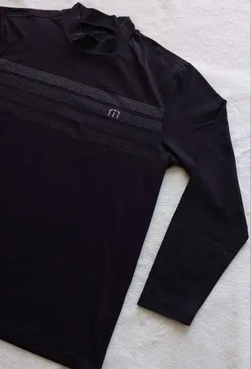 트래비스 매튜 모크넥 긴팔 셔츠 블랙 남성용 XL