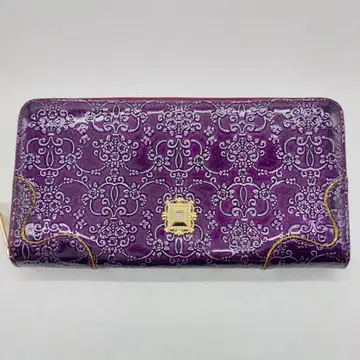 새상품급 안나수이 ANNASUI 장지갑 퍼플