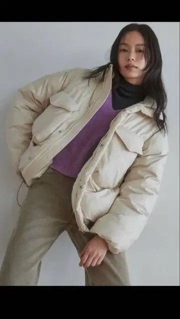 Searoomlynn 2way W 포켓 다운 자켓