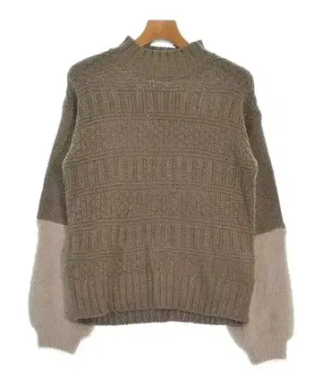 멜란 클루주 니트 스웨터 여성용