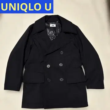 UNIQLO U 웜 패디드 피 코트 남성용 S 블랙 420423