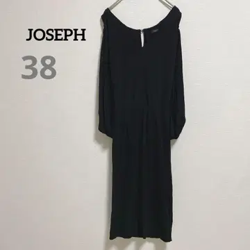 a682 [조셉] 슬리브리스 원피스 포멀 블랙 38 드레스