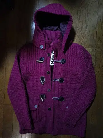 Bark 이탈리아제 더플 코트 XS 사이즈 자켓 와인 레드