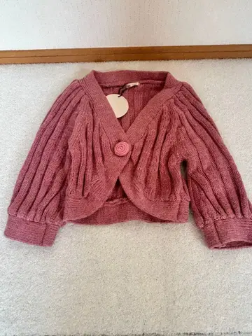 Sugar Rose 택 포함 미사용 핑크 가디건 F 사이즈