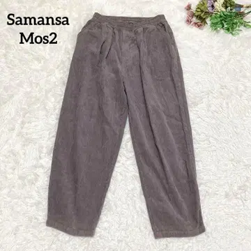 a1679 [ 사만사 모스모스 ] 코듀로이 캐주얼 팬츠 F 허리밴딩