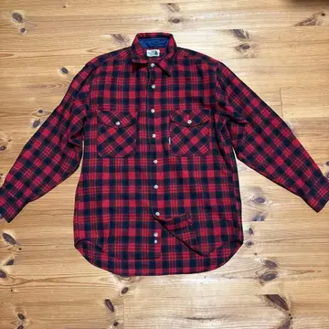 THE NORTH FACE 긴팔 셔츠 빨검 체크