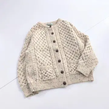 아이슬란드제 컬러풀 네프 피셔맨 니트 가디건 M C15