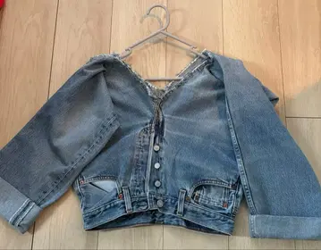 리메이크 데님 자켓