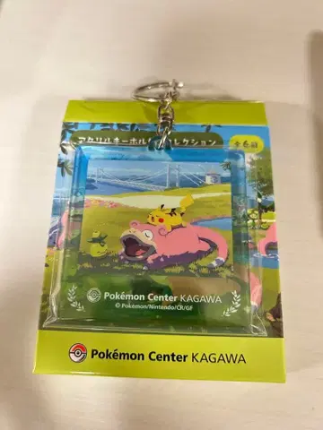 포켓몬 센터 카가와 아크릴 키링 컬렉션 야돈 피카츄