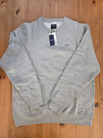 NOAH 그레이 크루넥 맨투맨 L 사이즈