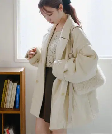 [ Kastane ] 충전솜 가죽 자켓