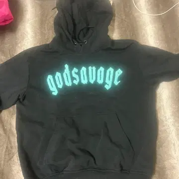 godsavage 블랙 후드티 M