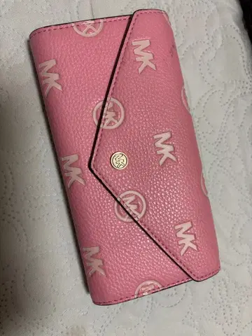 MICHAEL KORS 핑크 장지갑