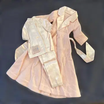 빈티지 바비 옷 갈아입기 의류 새틴 핑크