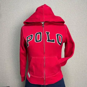 레어 폴로 랄프로렌 후드티 풀 집업 빅 로고 y2k 헤이세이 그런지