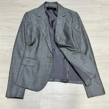 유나이티드 애로우즈 실크 혼방 자켓 차콜 그레이 38