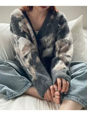 기모가라 가디건 로리즈팜