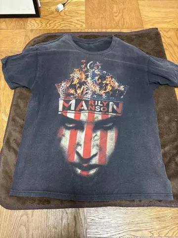 Marilyn Manson T셔츠 다크 그레이