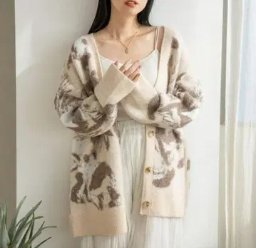 체크 가디건 로리즈팜