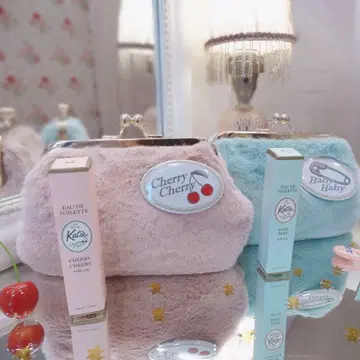 [ 새상품급 ] katie 가마구치 파우치 pink