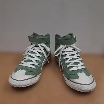 PUMA 917 그린/화이트 미들컷 스니커즈 새상품급