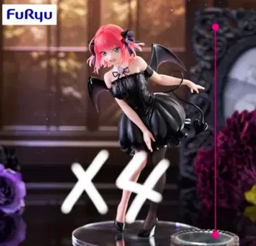 5등분의 신부 Bicute Dark 피규어 나카노 니노 4체 세트