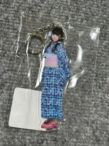 iLiFE! 무지개 깃털 미니 유카타 아크릴 키링