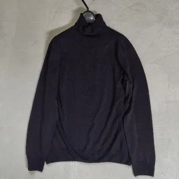 미사용에 가까운 XL 크루치아니 Cruciani 니트 하이넥 블랙