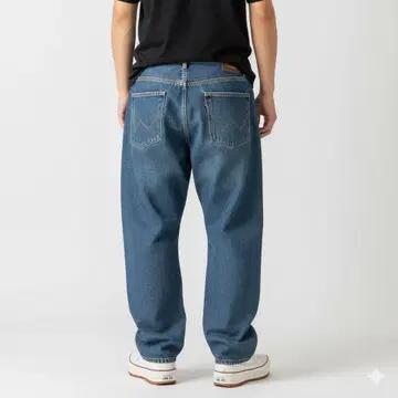 EDWIN 데님 팬츠 스트레이트 빅 사이즈 일본제 면 남성용 46