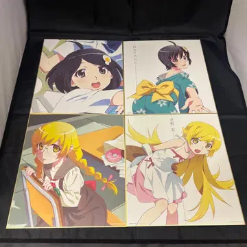 바케모노가타리 모노가타리 시리즈 색지 클리어 파일 외