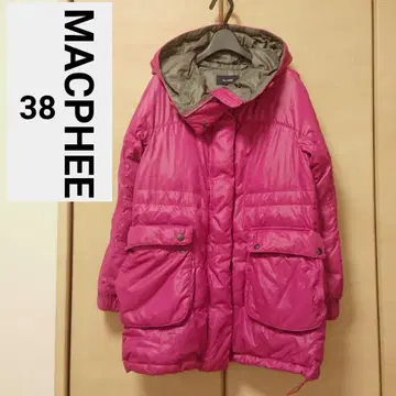 맥피 다운 코트 후드 부착 투모로우랜드 38