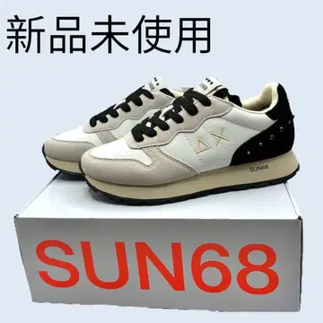 미사용 새상품 SUN68 스터드 가죽 스니커즈 39 박스 포함
