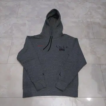 그레이 후드 부착 후드티 [ WHY NOT? ]