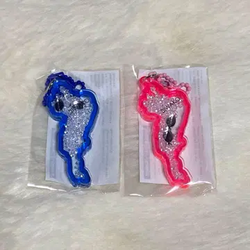 비와코 아크릴 키링 비와코 비와호 물고기 블루 핑크