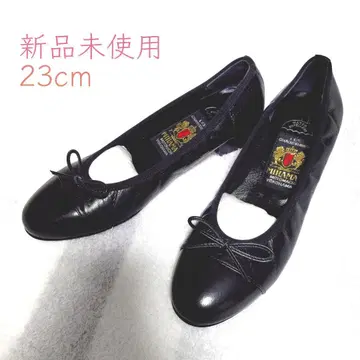 MIHAMA 23cm 미사용 새상품 퀼팅 엠보 블랙 커터 신발