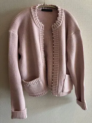 TSURU By MARIKO OIKAWA 핑크 가디건