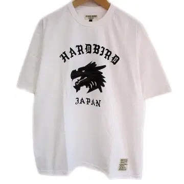HARD BIRD 하드버드 와이드 바디 T셔츠 L 화이트