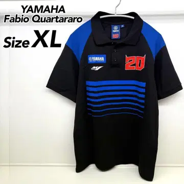 MotoGP 레이싱 피케 셔츠 L 새상품 파랑블랙 야마하 몬스터에너지