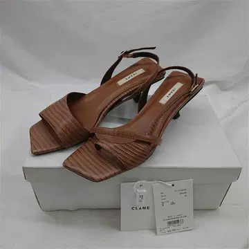 클라네 AMERI 콜라보 샌들 브라운 계열 38 사이즈 일본제