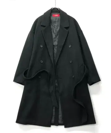 블랙 트렌치코트