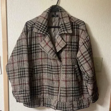 오즈몬시스 체크 무늬 자켓