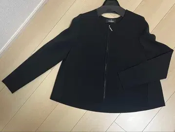 미사용 새상품 MORABITO 프리미어 노카라 스웨터 자켓 블랙