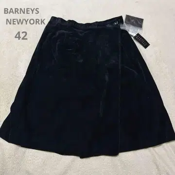 가격 인하 중 미사용 새상품 바니스뉴욕 벨로아풍 원단 큐롯 스커트