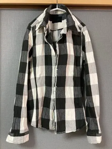 junhashimoto 준하시모토 블록 체크 후크 셔츠