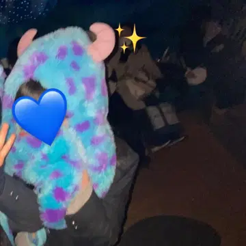 디즈니 몬스터 주식회사 샐리 머플러 팬캡